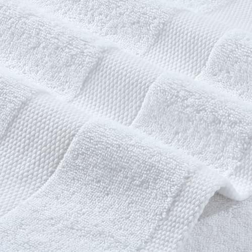 6-Piece 100% Cotton Bath Towel Set - 650GSM Soft & Highly Absorbent
