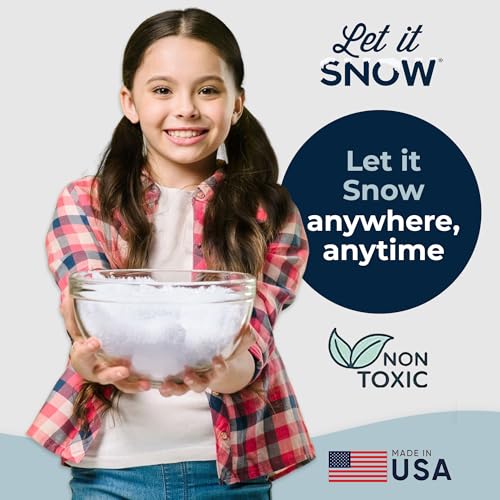 Let it Snow Instant Fake Snow Powder for Slime and Christmas Decor