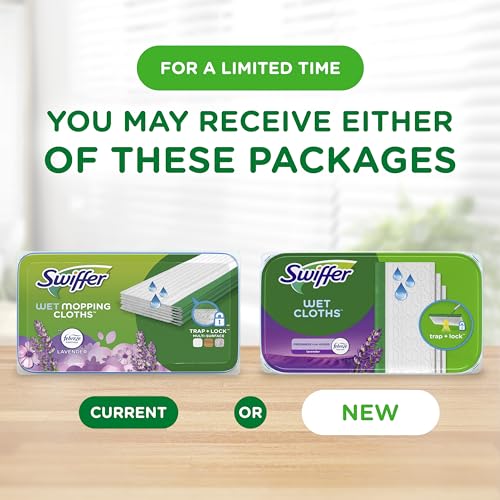 Swiffer Sweeper Wet Mopping Cloth Refills, Febreze Lavender, 36 Count