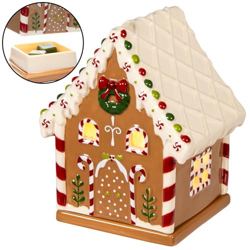 ScentSationals Candy House Christmas Wax Warmer - Holiday Scented Melts