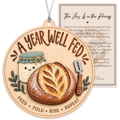 RUSATEN Bk Sourdough Christmas Ornament Bread & Cake Baker Gift