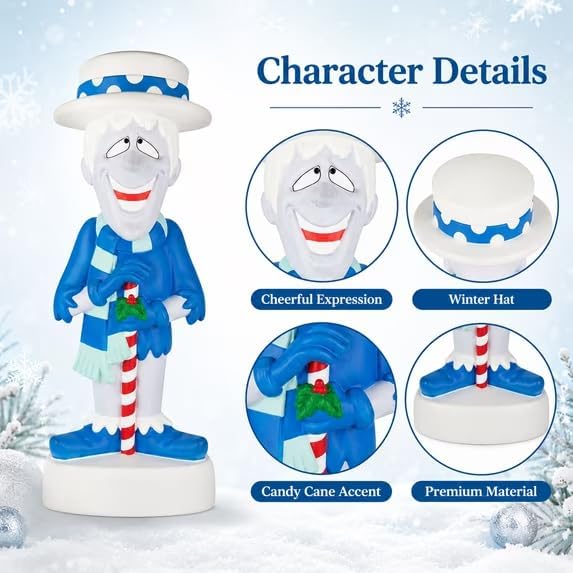 Snow Miser Retro Blow Mold Christmas Decor - Outdoor Lawn & Porch Figure