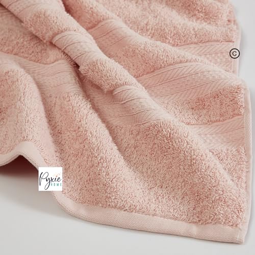 Ultra Large 100% Cotton Bath Sheet - 40x90 Inch Blush Towel