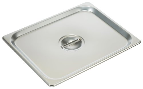 Winco SPSCH 44198 Size Solid Cover,Stainless Steel,Medium