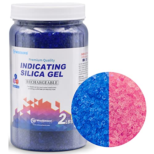 Silica Gel Desiccant Beads 2LBS Reusable Moisture Absorber