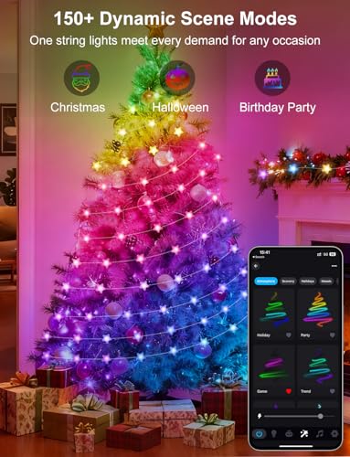 Smart Star Fairy Lights - 33ft 66 LED Color Changing String Lights