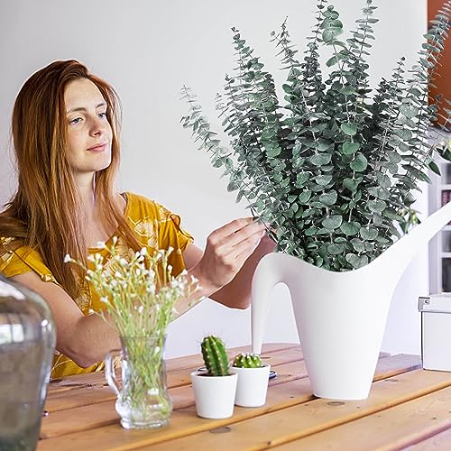 Preserved Eucalyptus Stems for Shower - 17" Natural Dried Plants (12 Pack)