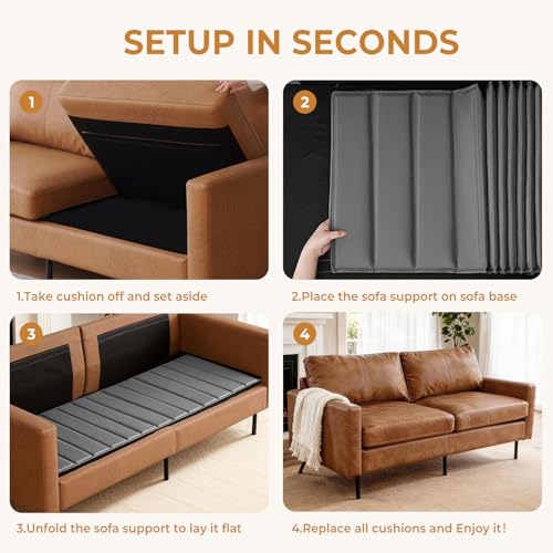 Heavy Duty Couch Cushion Support Board for Sagging Sofa - 21.5" x 70" Insert
