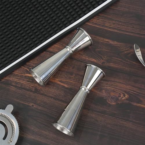 Lexenic Japanese Stainless Steel Jigger Pack 1 - 1oz & 2oz Cocktail Measuring Tool