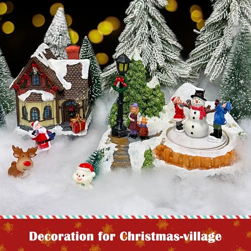 Apragaz 2.2 LB Fake Snow for Christmas Decorations Indoor Winter Village