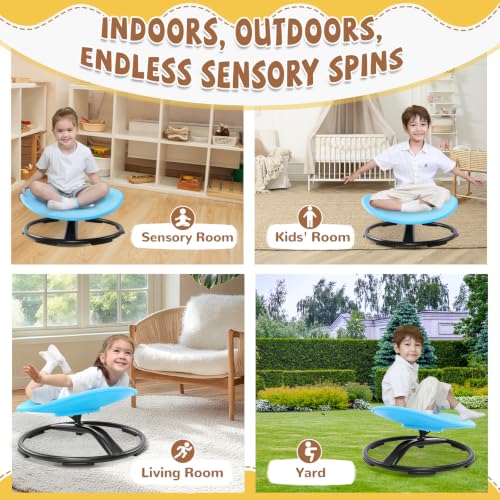 Sensory Spinning Chair for Kids - 360° Swivel Seat for Focus & Balance
