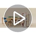 Rolling Metal Wrapping Paper Storage Cart with Wheels and 16 Straps