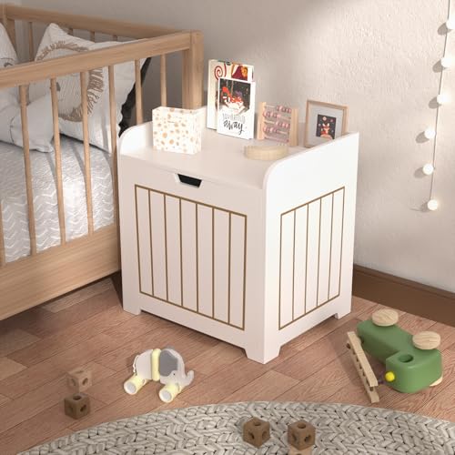 Small Wooden Cube Storage Organizer Box for Entryway and Bedroom