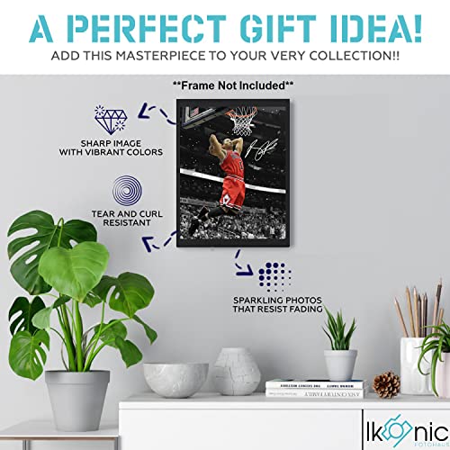 Derrick Rose Autographed Wall Art - High-Quality Signed Photo Print for Home Decor