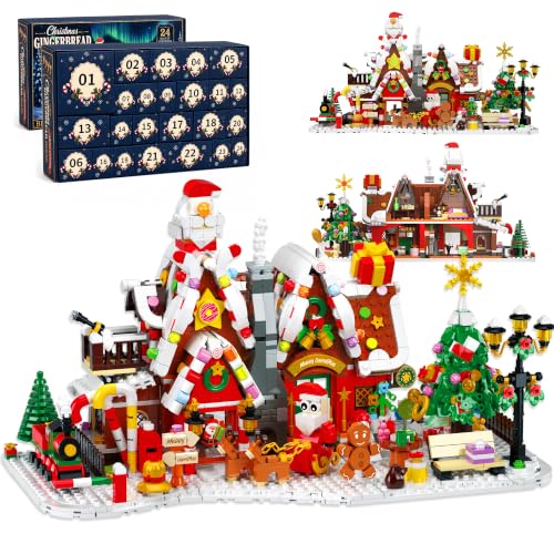 Rubypop Building Block Advent Calendar 2026 Christmas Gingerbread House Kit