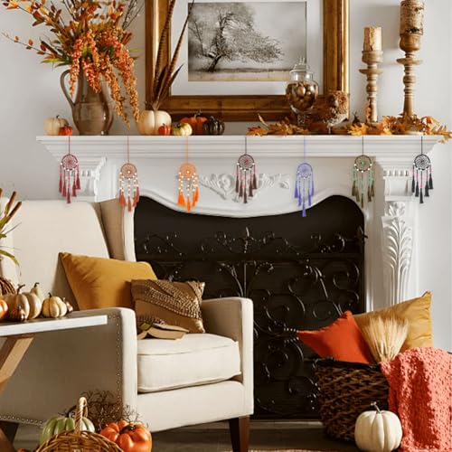24-Piece DIY Mini Dream Catcher Craft Kit for Beginners and Handmade Gifts