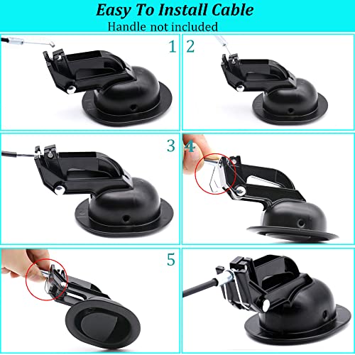 Universal Recliner Release Cable, 37-inch Replacement Sofa Pull Cable