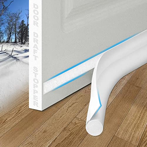Under Door Draft Stopper 36 Inch - Insulated Door Sweep & Draft Blocker