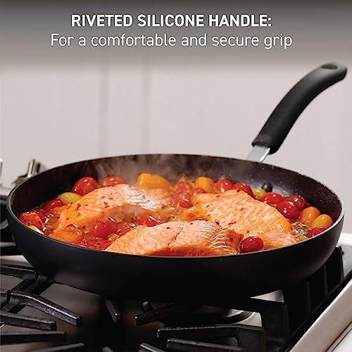 Hard Anodized Nonstick Frying Pan Set, 10 & 12 Inch Skillets, 2 Piece