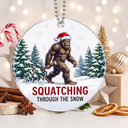 Bigfoot Ornament for Christmas Tree 3.94in - Hemeingest