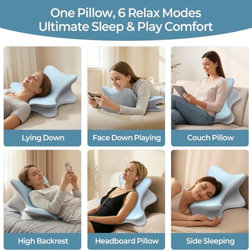 Ergonomic Cervical Neck Pillow for Pain Relief & Support