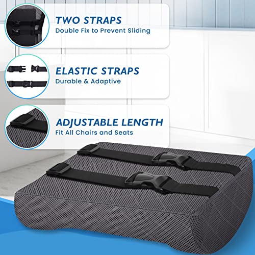 Memory Foam Lumbar Support Pillow for Office & Gaming Chairs