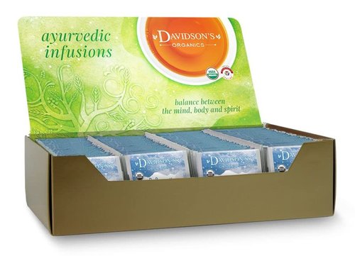 Davidson's Organics, Ayurvedic Infusions, De-Congest, 100-count Individually Wrapped Tea Bags