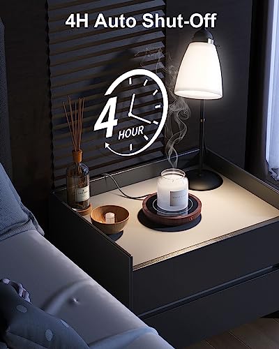 Electric Coffee Mug Warmer for Desk with 3 Temperature Settings & Auto Shut-Off