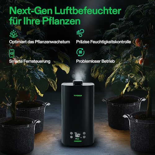 Smart WiFi Humidifier 5L Large Capacity with Humidity Probe & VPD Control