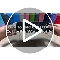 Collapsible Silicone Water Bottle 21oz Leakproof Travel Bottle