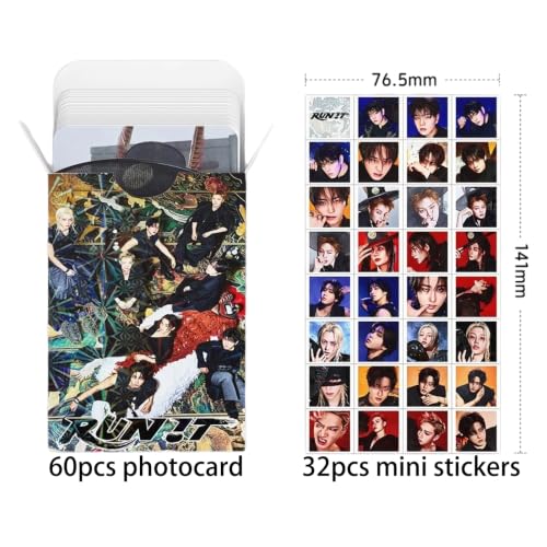 92-Piece Photo Card and Sticker Set - High-Definition Decorative Collectibles