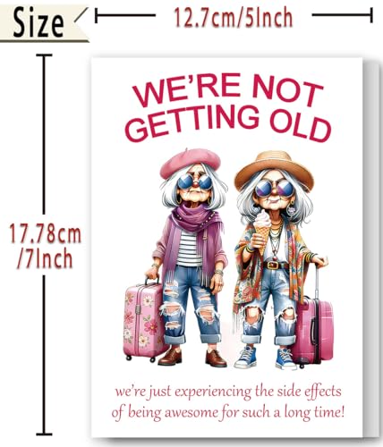 Funny Birthday Card for Best Friend Women Sister Coworker