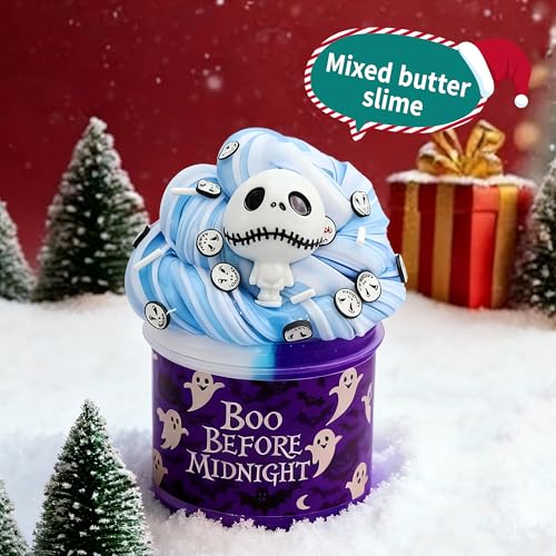 Halloween Slime Advent Calendar - 24-Day DIY Countdown Kit with Toys