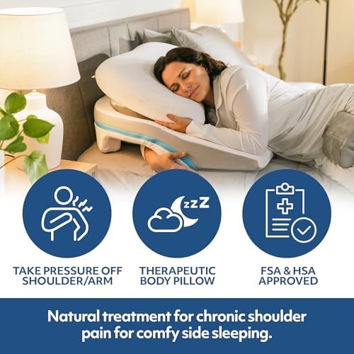 Shoulder Relief System Pillow for Side Sleepers - Large Size