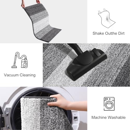 Absorbent Dog Doormat for Muddy Paws - 30x20 Inch Non-Slip Entryway Rug