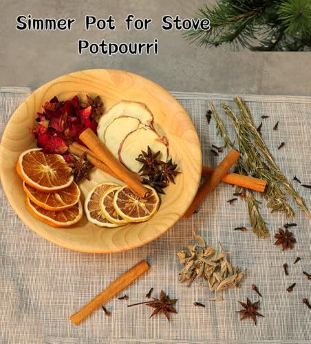 Natural Stovetop Simmer Pot Potpourri Kit with Dried Fruit and Spices