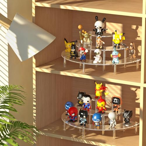 3-Tier Acrylic Display Risers - Half Moon Cupcake and Perfume Organizer