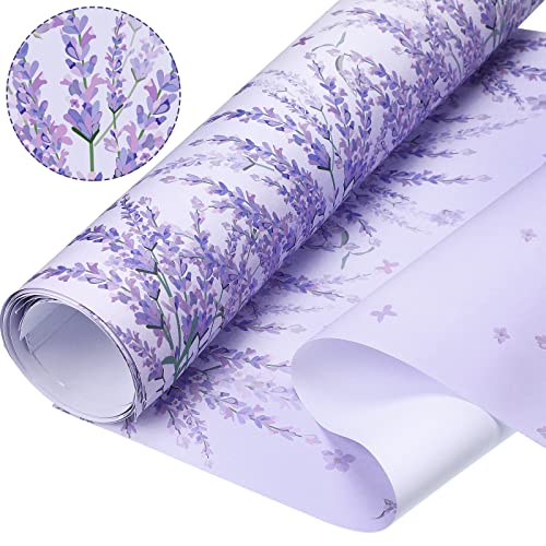 Lavender Scented Drawer Liners - 10 Sheets Non-Adhesive Paper for Dressers