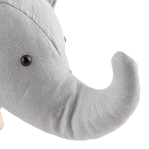 Elephant Shaped Animal Footstool, Kids Ottoman for Bedroom and Nursery Decor