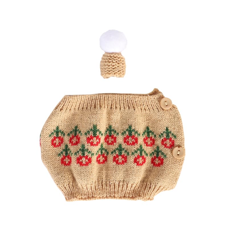 Knitted Acrylic Teapot Cosy for 400-600ml Tea Pots, Two-Piece Dust Cover