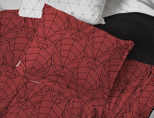 Marvel Spiderman 7-Piece Full Bedding Set - Soft Microfiber Comforter & Sheets