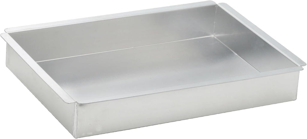 Winco Aluminum Rectangular Cake Pan - 2-Inch Deep, 9-Inch by 13-Inch Size for Perfect Baking