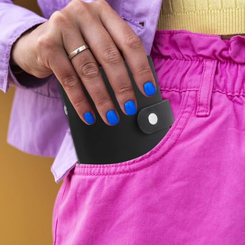 Small 52-Pocket Mini Photo Album for 2x3 Instant Film - Black PU Leather