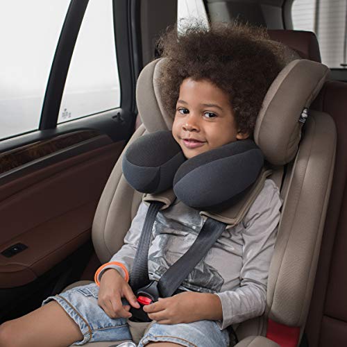 Kids Travel Neck Pillow - U-Shape Chin Support for Car & Plane