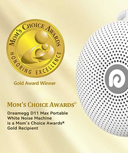 Dreamegg Portable White Noise Machine - 21 Soothing Sounds & Rechargeable Battery for Baby & Sleep