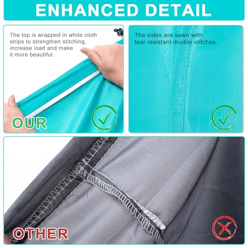 2 Pack Extra Large Laundry Bag, 24" x 36" Heavy Duty Drawstring Travel Sack