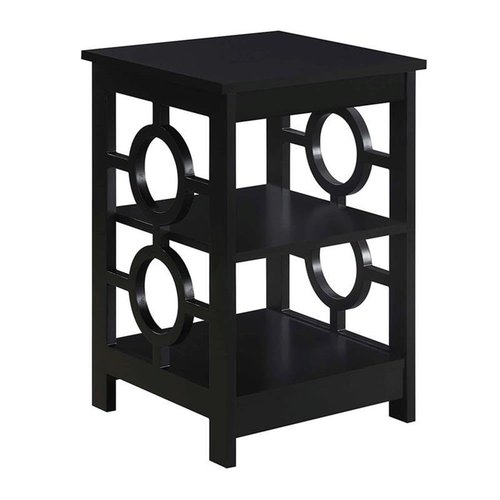 Convenience Concepts Ring End Table, Black
