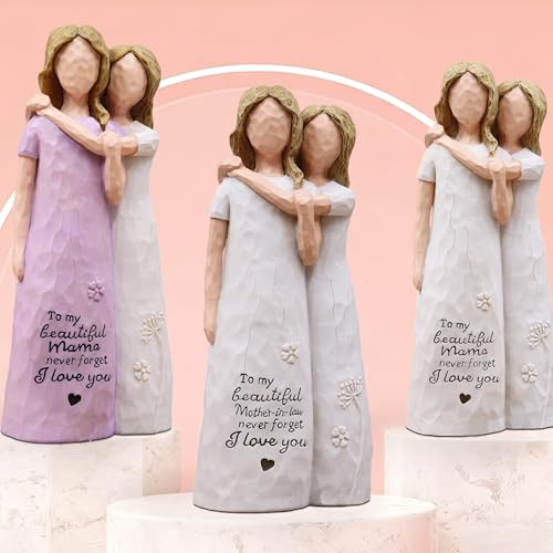 Mother in Law Gifts Figurine - Heartfelt Daughter & Mother Bond Gift for Birthday, Christmas, or Mother's Day - AcowSpt