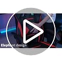Heavy Duty Ergonomic Gaming Chair, 350lb Capacity High Back Office Chair