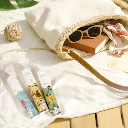 Travel Toilet Odor Eliminator Spray, 3 Pack, Ocean Eucalyptus Vanilla